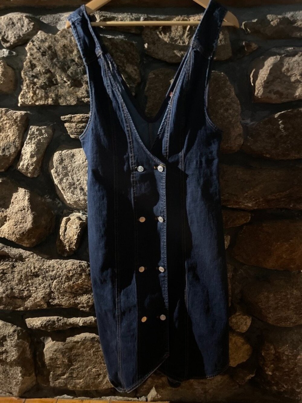 Pilcro Anthropologie Denim Button Dress – Size 10 – Gently Used